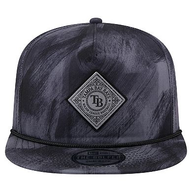 Men's New Era Navy Tampa Bay Rays Printed Golfer Snapback Hat