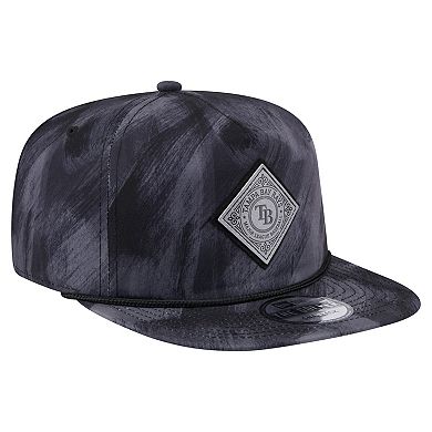 Men's New Era Navy Tampa Bay Rays Printed Golfer Snapback Hat
