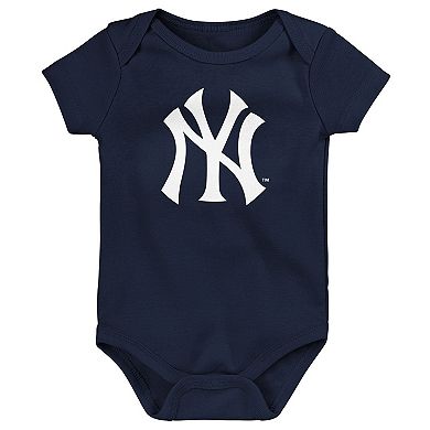 Infant New York Yankees Slide Home Three-Pack Bodysuit Set