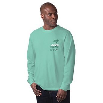 Men's Margaritaville Mint New York Jets It's Five O'Clock Somewhere Long Sleeve T-Shirt