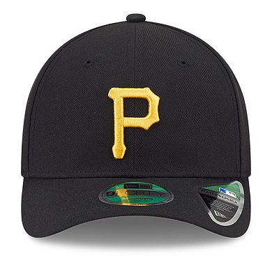 Men's New Era Black Pittsburgh Pirates Player Replica 9FORTY Adjustable Hat