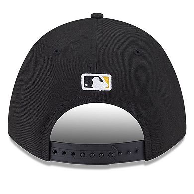 Men's New Era Black Pittsburgh Pirates Player Replica 9FORTY Adjustable Hat