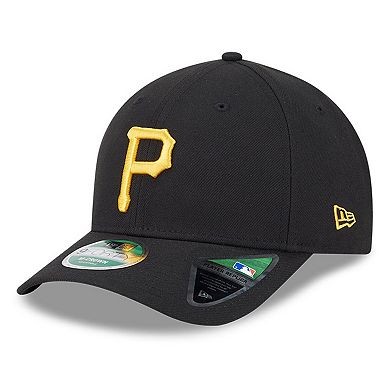 Men's New Era Black Pittsburgh Pirates Player Replica 9FORTY Adjustable Hat