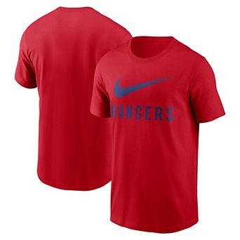 Men's Nike Red Texas Rangers Swoosh T-Shirt