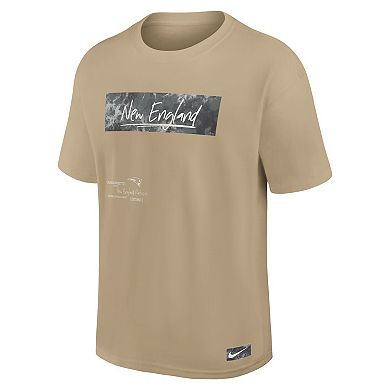 Men's Nike Tan New England Patriots Statement Max90 T-Shirt
