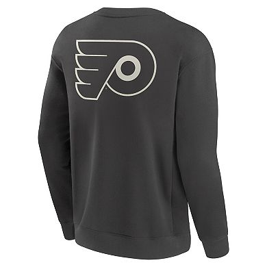 Men's Fanatics Charcoal Philadelphia Flyers Elements Future Ground Lettering Pullover Sweatshirt