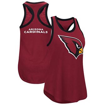 Women's G-III 4Her by Carl Banks Cardinal Arizona Cardinals Tater Racerback Tank Top