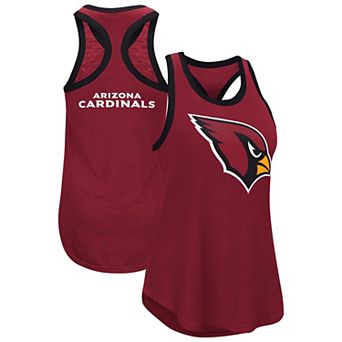 Women's G-III 4Her by Carl Banks Cardinal Arizona Cardinals Tater Racerback Tank Top