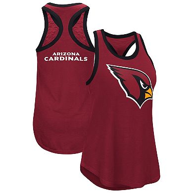 Women's G-III 4Her by Carl Banks Cardinal Arizona Cardinals Tater Racerback Tank Top