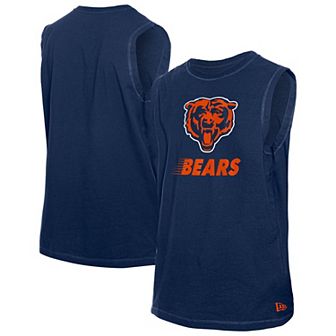 Men's New Era Navy Chicago Bears Leisure Collection Tank Top