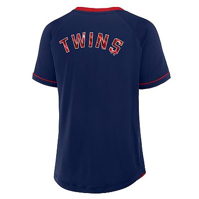 Women's Fanatics Navy Minnesota Twins League Diva Star
