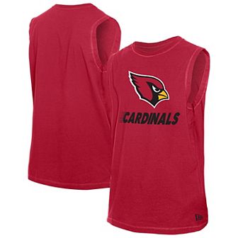 Men's New Era Cardinal Arizona Cardinals Leisure Collection Tank Top