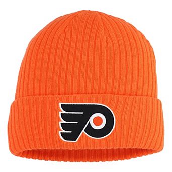 Men's Fanatics Orange Philadelphia Flyers Logo Cuffed Knit Hat