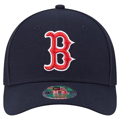Youth New Era Navy Boston Red Sox Player Replica 9FORTY Adjustable Hat
