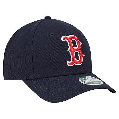 Youth New Era Navy Boston Red Sox Player Replica 9FORTY Adjustable Hat