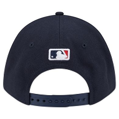 Youth New Era Navy Boston Red Sox Player Replica 9FORTY Adjustable Hat