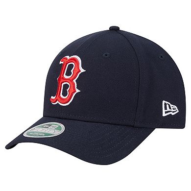Youth New Era Navy Boston Red Sox Player Replica 9FORTY Adjustable Hat