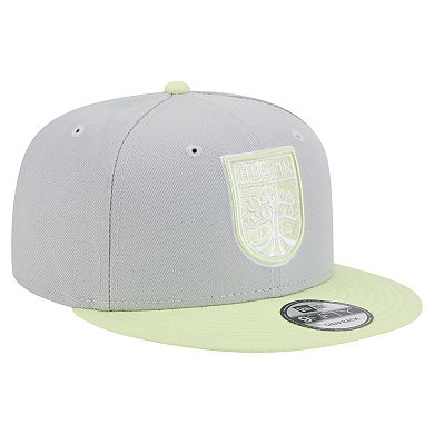 Men's New Era Gray Austin FC Color Pack Two-Tone 9FIFTY Snapback Hat