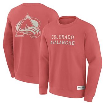Men's Fanatics Red Colorado Avalanche Elements Future Ground Lettering Pullover Sweatshirt