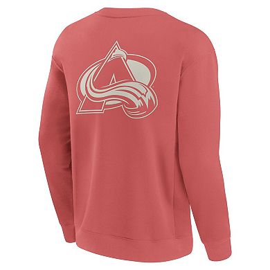 Men's Fanatics Red Colorado Avalanche Elements Future Ground Lettering Pullover Sweatshirt