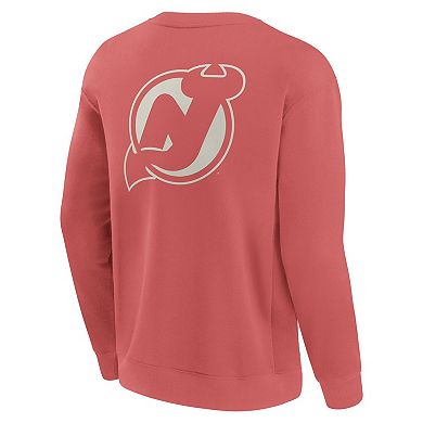 Men's Fanatics Red New Jersey Devils Elements Future Ground Lettering Pullover Sweatshirt