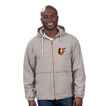 Men's G-III Sports by Carl Banks Gray Baltimore Orioles Full-Zip Rain Jacket