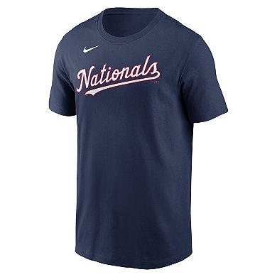 Men's Nike Dylan Crews Navy Washington Nationals Fuse Name & Number T-Shirt