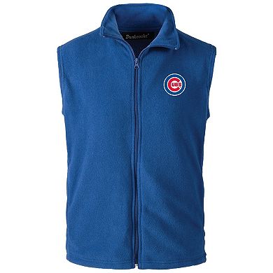Men's Dunbrooke Royal Chicago Cubs Full-Zip Vest