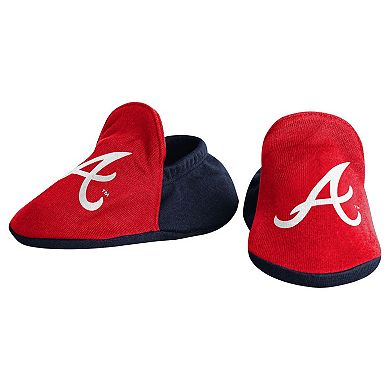 Newborn & Infant Atlanta Braves Tied Up Bodysuit, Bib & Bootie Set