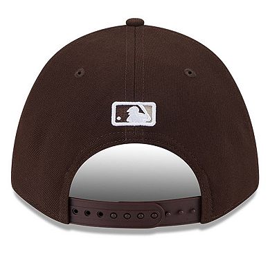 Men's New Era Brown San Diego Padres Player Replica 9FORTY Adjustable Hat