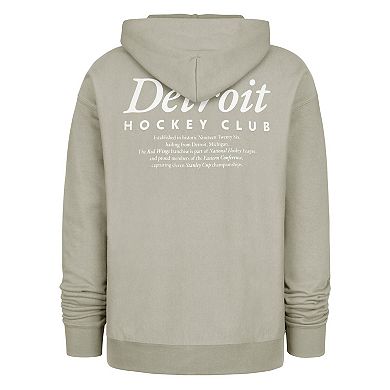 Men's '47 Gray Detroit Red Wings Foundation Pullover Hoodie