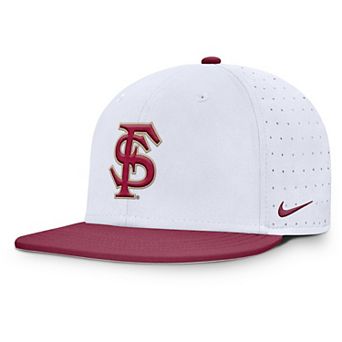 Men's Nike White Florida State Seminoles On-Field Dugout True Performance Fitted Hat