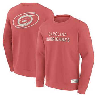 Men's Fanatics Red Carolina Hurricanes Elements Future Ground Lettering Pullover Sweatshirt