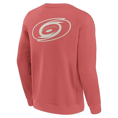 Men's Fanatics Red Carolina Hurricanes Elements Future Ground Lettering Pullover Sweatshirt