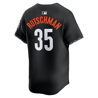 Men's Nike Adley Rutschman Black Baltimore Orioles City Connect Limited Jersey