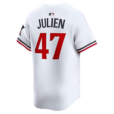 Men's Nike Edouard Julien White Minnesota Twins Home Limited Player Jersey