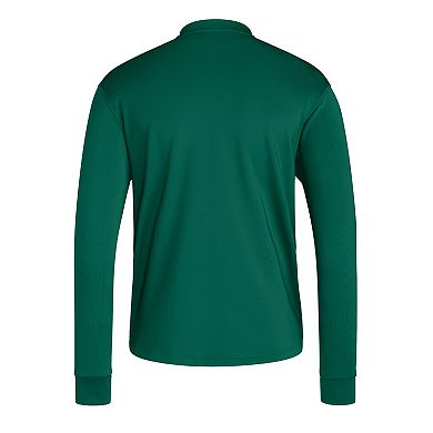 Men's�adidas Green Miami Hurricanes Dugout Pullover Sweatshirt