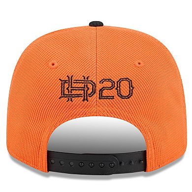 Men's New Era Orange/Black Houston Dynamo FC 2025 Jersey Hook 9SEVENTY Stretch-Snap Hat