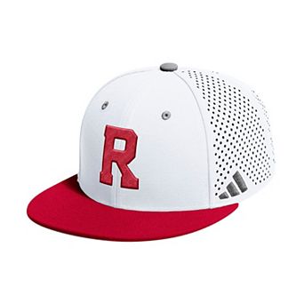 Men's�adidas White Rutgers Scarlet Knights On-Field Fitted Baseball Hat