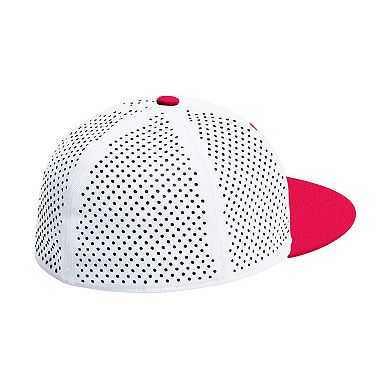 Men's�adidas White Rutgers Scarlet Knights On-Field Fitted Baseball Hat
