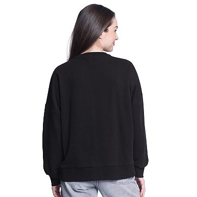 Women's G-III 4Her by Carl Banks Black Sacramento Kings Athletic Pullover Sweatshirt