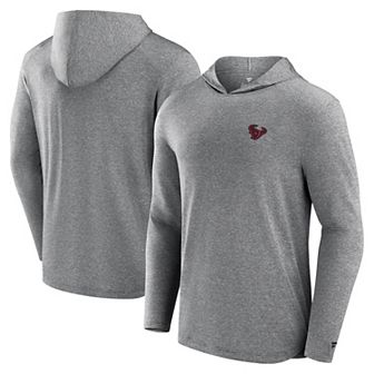 Men's Fanatics Gray Houston Texans Elements Front Office Power Mono Long Sleeve Hoodie T-Shirt