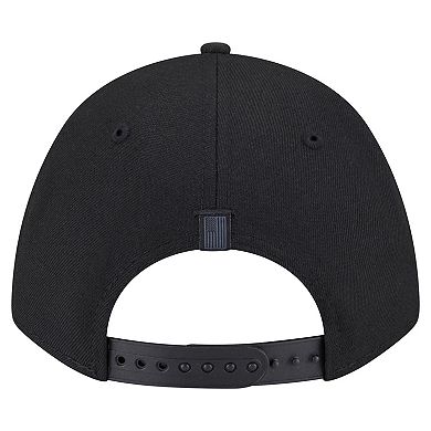 Men's New Era Black Denver Nuggets Game Day Flag A-Frame 9FORTY Adjustable Hat