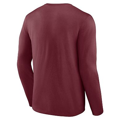 Men's Fanatics Maroon Texas A&M Aggies Badging Long Sleeve T-Shirt