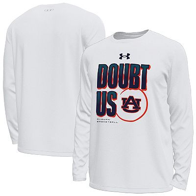 Men's Under Armour White Auburn Tigers March Madness Unity Long