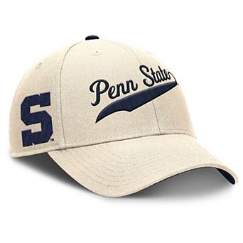 Men's Nike Natural Penn State Nittany Lions Primetime Rise Adjustable Hat
