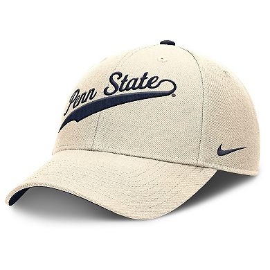 Men's Nike Natural Penn State Nittany Lions Primetime Rise Adjustable Hat