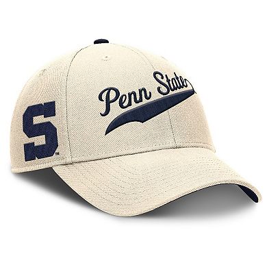 Men's Nike Natural Penn State Nittany Lions Primetime Rise Adjustable Hat