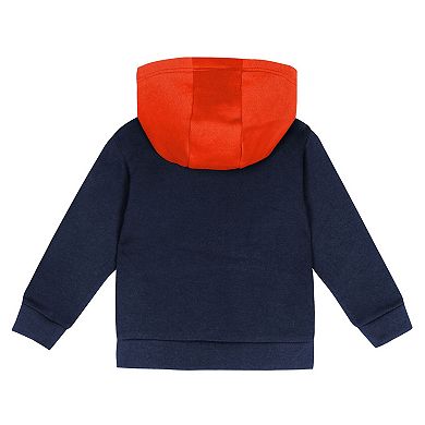 Toddler Orange/Navy Houston Astros Wind Up Pullover Hoodie and Sweatpants Set