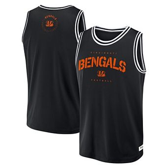 Men's Fanatics Black Cincinnati Bengals Elements Future Ground Jersey Tank Top